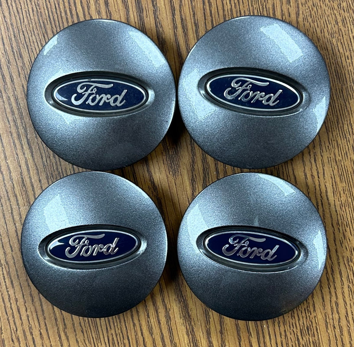 2 9/16" Ford Edge, Escape, Explorer Fusion Silver Center Cap 5L241A096AA set